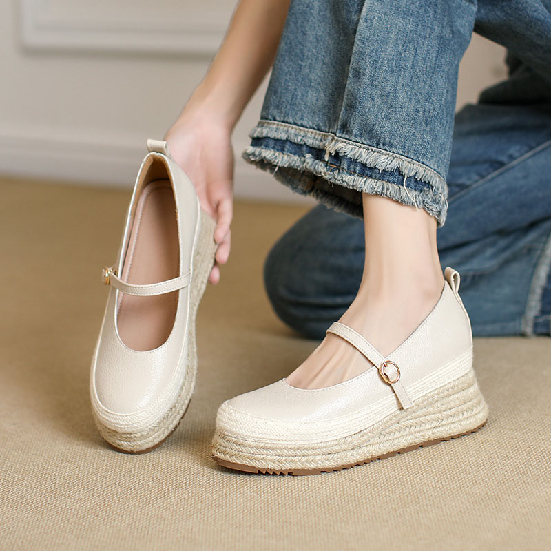 Espadrille Wedge Shoes - XMWRLW 2026 Damskie Czółenka Wiosna Lato