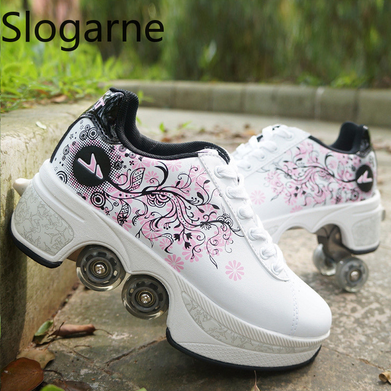 Women Shoes Waterproof - Damskie rolki z możliwością transformacji na