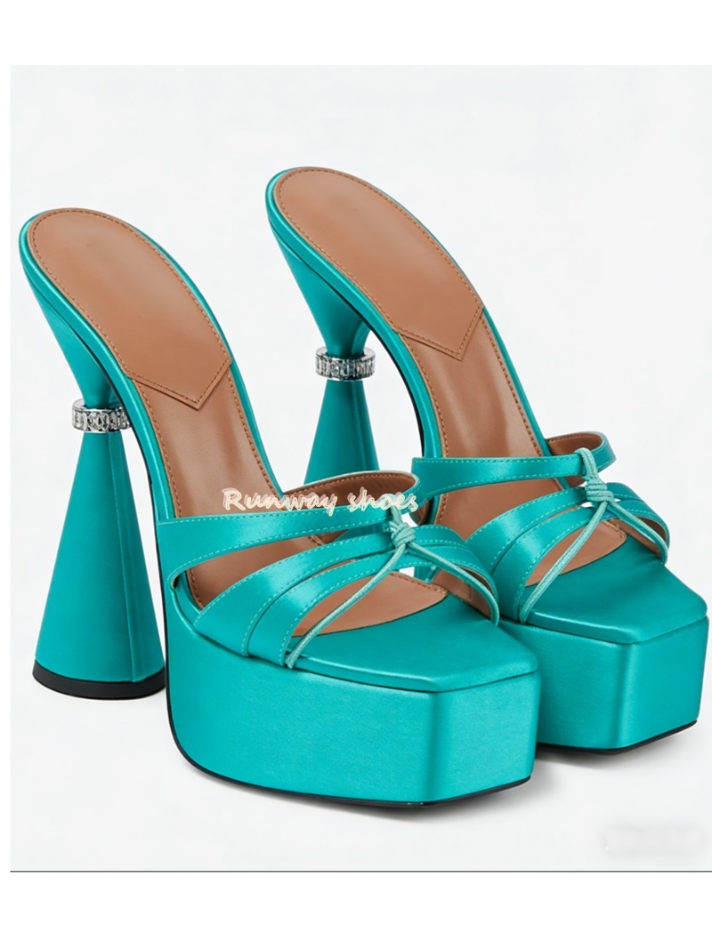 Kwadratowe noski, odkryte palc – Women Shoes Waterproof recenzja i cena