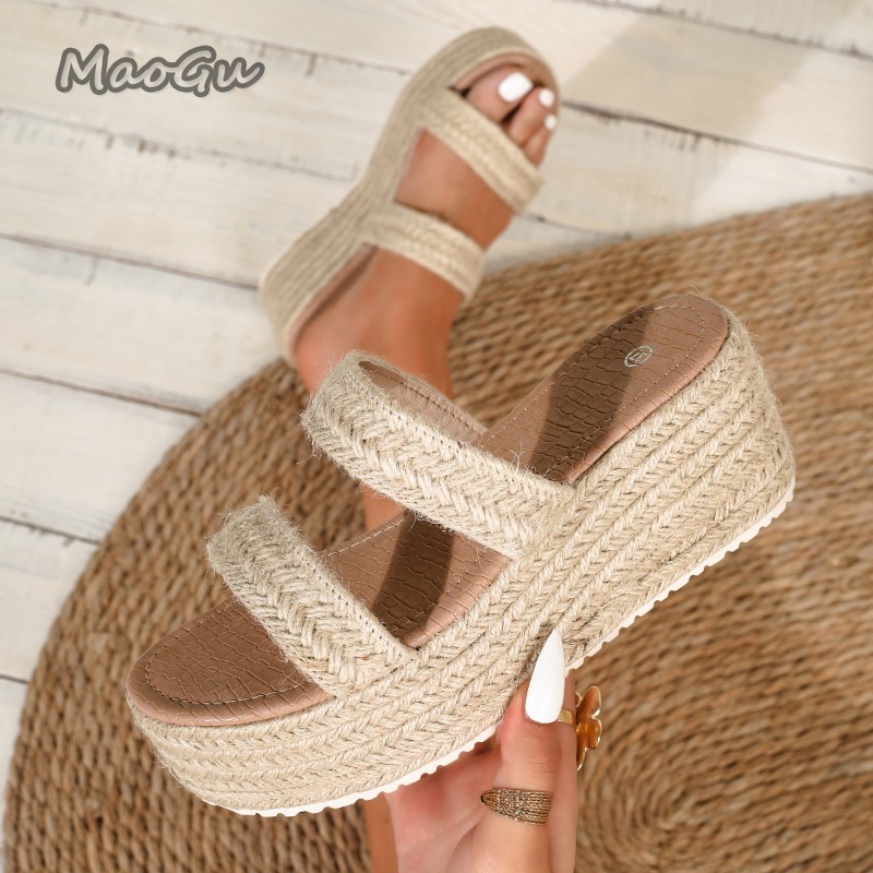 Espadryle na platformie, klapk – Espadrille Wedge Shoes recenzja i cena