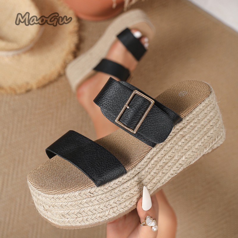 Damskie espadryle na platformi – Espadrille Wedge Shoes recenzja i cena