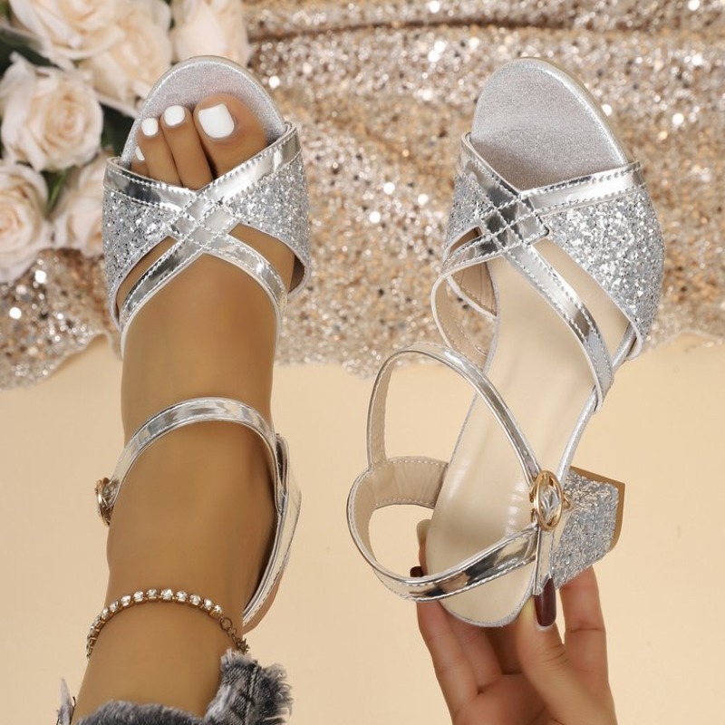 Damskie sandały na słupku, zło – Women Shoes Model recenzja i cena