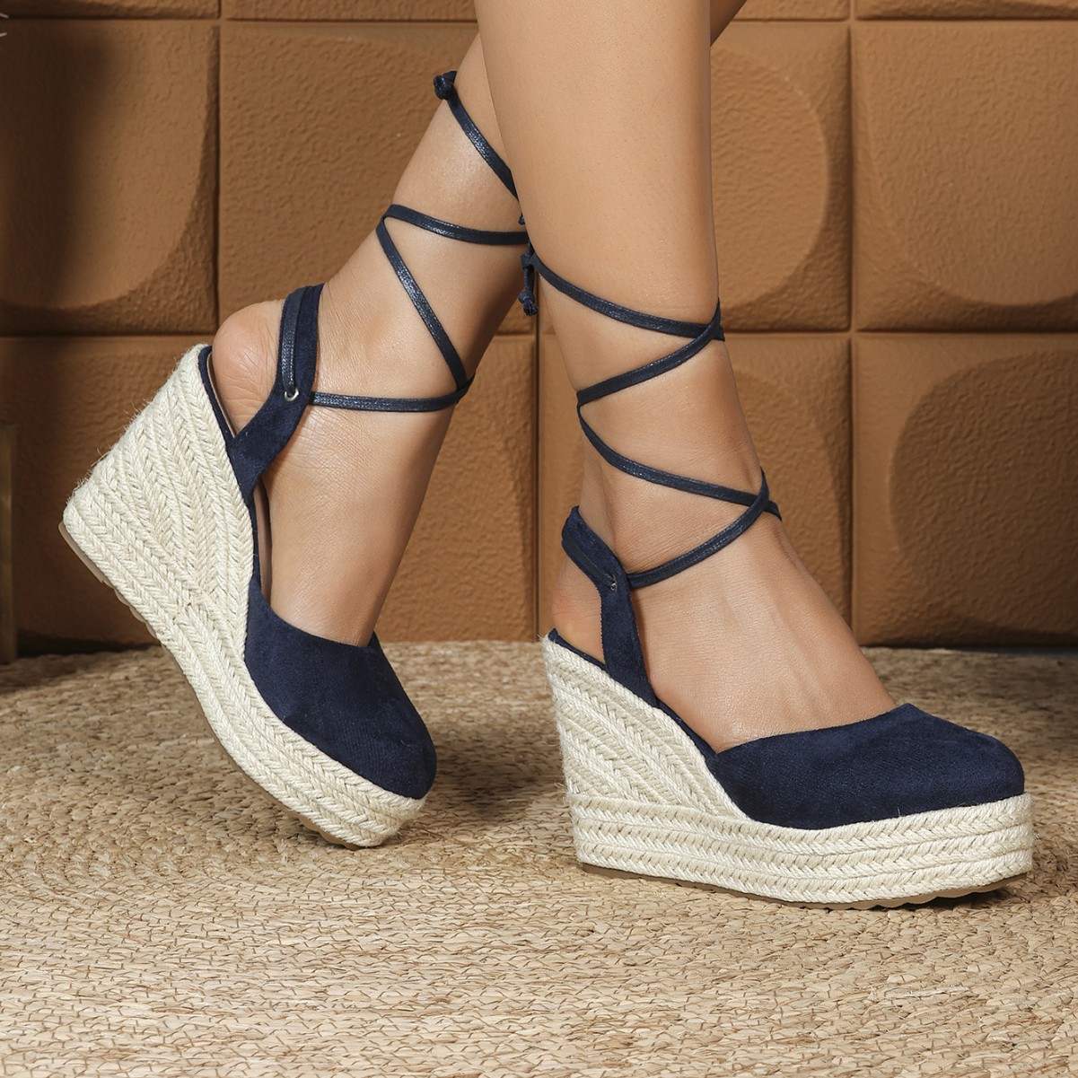 Damskie espadryle sandały z pa – Espadrille Wedge Shoes recenzja i cena