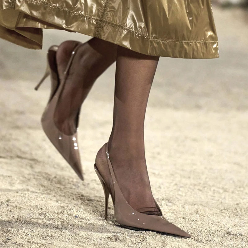 Nowe, proste sandały z odkrytą – Women Shoes Model recenzja i cena