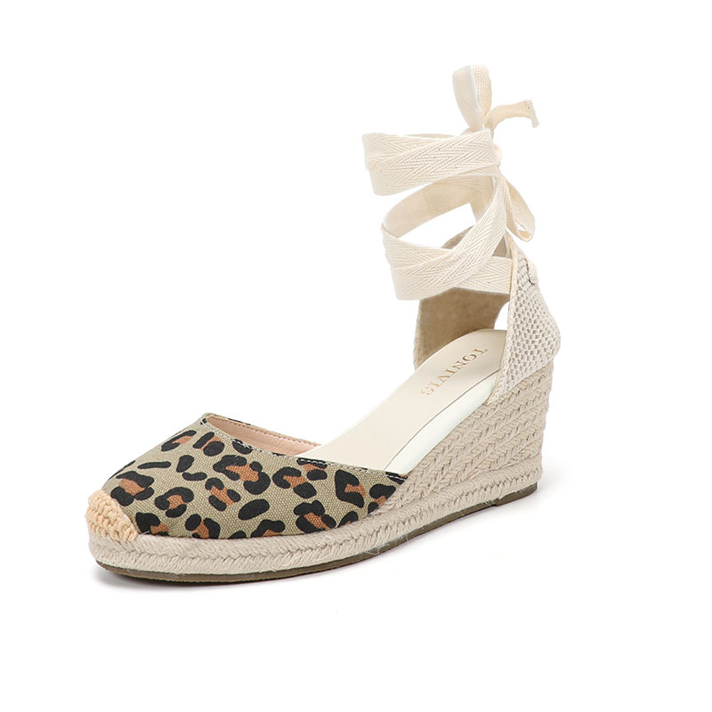 Damskie sandały na koturnie 7  – Espadrille Wedge Shoes recenzja i cena