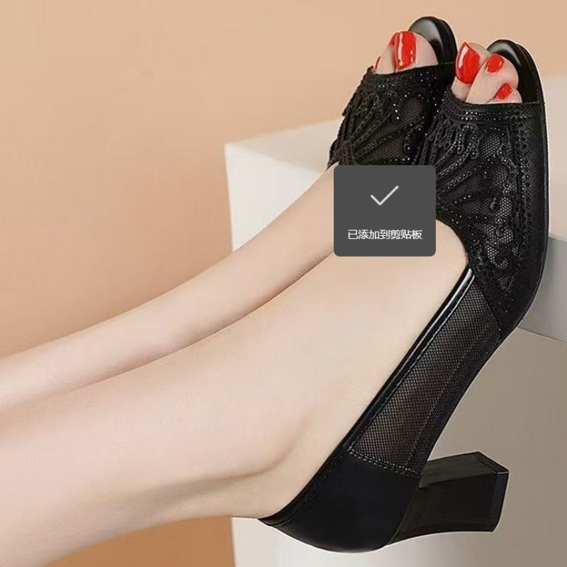 Damskie letnie sandały z siate – Women Shoes Model recenzja i cena